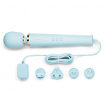 Masażer łechtaczki - Le Wand Powerful Plug-In Vibrating Massager   Niebieski