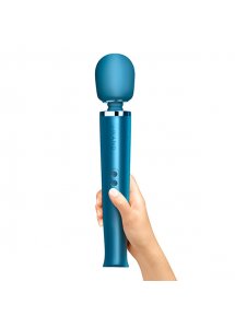 Masażer łechtaczki - Le Wand Rechargeable Massager  Niebieski