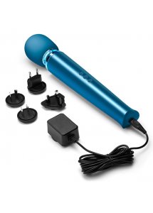 Masażer łechtaczki - Le Wand Rechargeable Massager  Niebieski