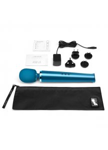 Masażer łechtaczki - Le Wand Rechargeable Massager  Niebieski