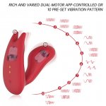 Masażer łechtaczki, punktu G, prostaty z aplikacją - Magic Motion Umi Smart Wearable Dual Motor Vibrator  
