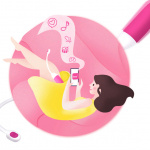 Masażer łechtaczki sterowany aplikacją - Magic Motion Vini  Pomarańczowy