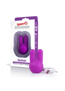 Masażer łechtaczki - The Screaming O Charged Toone Vibe  Fioletowy