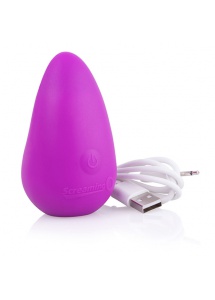 Masażer łechtaczki - The Screaming O Charged Scoop Vibe  Fioletowy