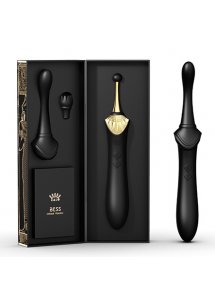 Masażer łechtaczki wibrator - Zalo Bess Vibrator   Czarny