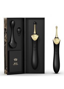 Masażer łechtaczki wibrator - Zalo Bess Vibrator   Czarny