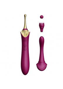 Masażer łechtaczki wibrator - Zalo Bess Vibrator   Fioletowy