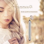 Masażer łechtaczki z kamieniem naturalnym - La Gemmes Lay-On Vibrator Kwarc Różowy