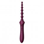 Masażer łechtaczki z nakładką analną i do punktu G - Zalo - Bess 2 Clitoral Vibrator   Fioletowy