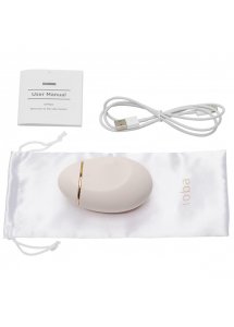 Masażer łechtaczki z ruchomą kulką - Ioba OhMyG Clitoral Stimulator Biały