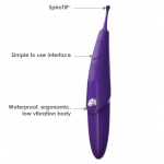 Masażer łechtaczki - Zumio Spirotip Vibrator 