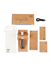 Masażer łechtaczkowy - Love Not War Laska Szary