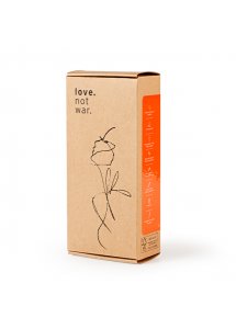 Masażer łechtaczkowy - Love Not War Laska Pomarańczowy