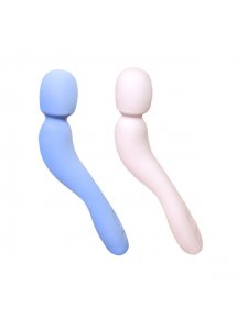 Masażer magiczna różdżka - Dame Products Com Wand Massager   Niebieski