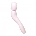 Masażer magiczna różdżka - Dame Products Com Wand Massager   Mleczny