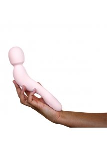 Masażer magiczna różdżka - Dame Products Com Wand Massager   Mleczny