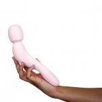 Masażer magiczna różdżka - Dame Products Com Wand Massager   Mleczny