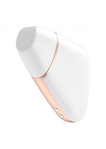 Masażer powietrzny sterowany aplikacją - Satisfyer Love Triangle Biały