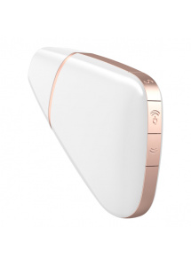 Masażer powietrzny sterowany aplikacją - Satisfyer Love Triangle Biały