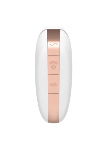 Masażer powietrzny sterowany aplikacją - Satisfyer Love Triangle Biały