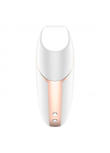 Masażer powietrzny sterowany aplikacją - Satisfyer Love Triangle Biały