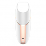 Masażer powietrzny sterowany aplikacją - Satisfyer Love Triangle Biały