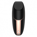 Masażer powietrzny sterowany aplikacją - Satisfyer Love Triangle Czarny