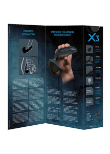 Masażer prostaty z dużą bazą - Joydivision XPANDER X3 Duży