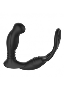 Masażer prostaty z pierścieniem na penisa i jądra - Nexus Simul8 Vibrating Dual Motor Anal Cock and Ball Toy  