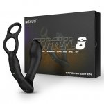 Masażer prostaty z pierścieniem na penisa i jądra - Nexus Simul8 Stroker Edition Vibrating Dual Motor Anal Cock and Ball Toy