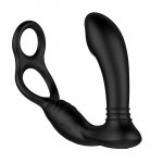 Masażer prostaty z pierścieniem na penisa i jądra - Nexus Simul8 Stroker Edition Vibrating Dual Motor Anal Cock and Ball Toy