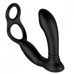 Masażer prostaty z pierścieniem na penisa i jądra - Nexus Simul8 Stroker Edition Vibrating Dual Motor Anal Cock and Ball Toy