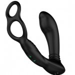 Masażer prostaty z pierścieniem na penisa i jądra - Nexus Simul8 Stroker Edition Vibrating Dual Motor Anal Cock and Ball Toy