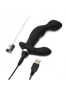 Masażer prostaty z pilotem - Fifty Shades of Grey Relentless Vibrations Remote Control Prostate Vibe  