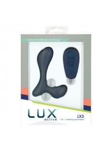 Masażer prostaty z pilotem - Lux Active LX3 Vibrating Anal Trainer  
