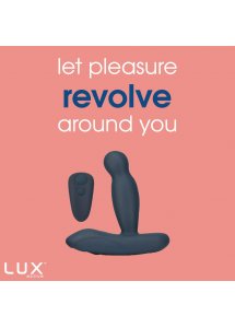 Masażer prostaty z rotacją główki i wibracjami - Lux Active Revolve Rotating and Vibrating Massager  