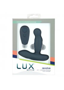 Masażer prostaty z rotacją główki i wibracjami - Lux Active Revolve Rotating and Vibrating Massager  