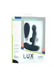 Masażer prostaty z rotacją główki i wibracjami - Lux Active Revolve Rotating and Vibrating Massager  