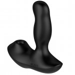 Masażer prostaty ze stymulatorem powietrznym - Nexus Revo Air Remote Control Rotating Prostate Massager with Suction  