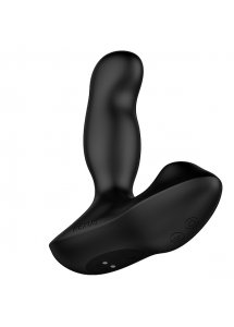 Masażer prostaty ze stymulatorem powietrznym - Nexus Revo Air Remote Control Rotating Prostate Massager with Suction  