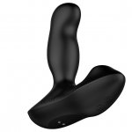 Masażer prostaty ze stymulatorem powietrznym - Nexus Revo Air Remote Control Rotating Prostate Massager with Suction  