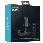 Masażer prostaty ze stymulatorem powietrznym - Nexus Revo Air Remote Control Rotating Prostate Massager with Suction  