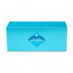 Masażer różdżka błyszczący brokatem - Le Wand Petite All That Glimmers Rechargeable Vibrating Massager Niebieski