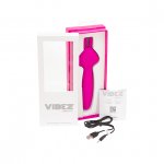 Masażer różdżka do łechtaczki - PalmPower Vibez Waterproof Rabbit Wand  