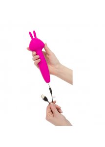 Masażer różdżka do łechtaczki - PalmPower Vibez Waterproof Rabbit Wand  