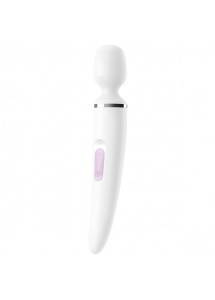 Masażer z główką typu różdżka ładowany - Satisfyer Women Wand   Biały
