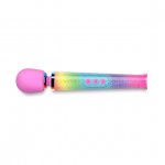 Masażer różdżka tęczowy - Le Wand Rainbow Ombre Petite Massager