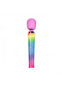 Masażer różdżka tęczowy - Le Wand Rainbow Ombre Petite Massager