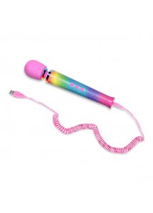 Masażer różdżka tęczowy - Le Wand Rainbow Ombre Petite Massager