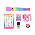 Masażer różdżka tęczowy - Le Wand Rainbow Ombre Petite Massager